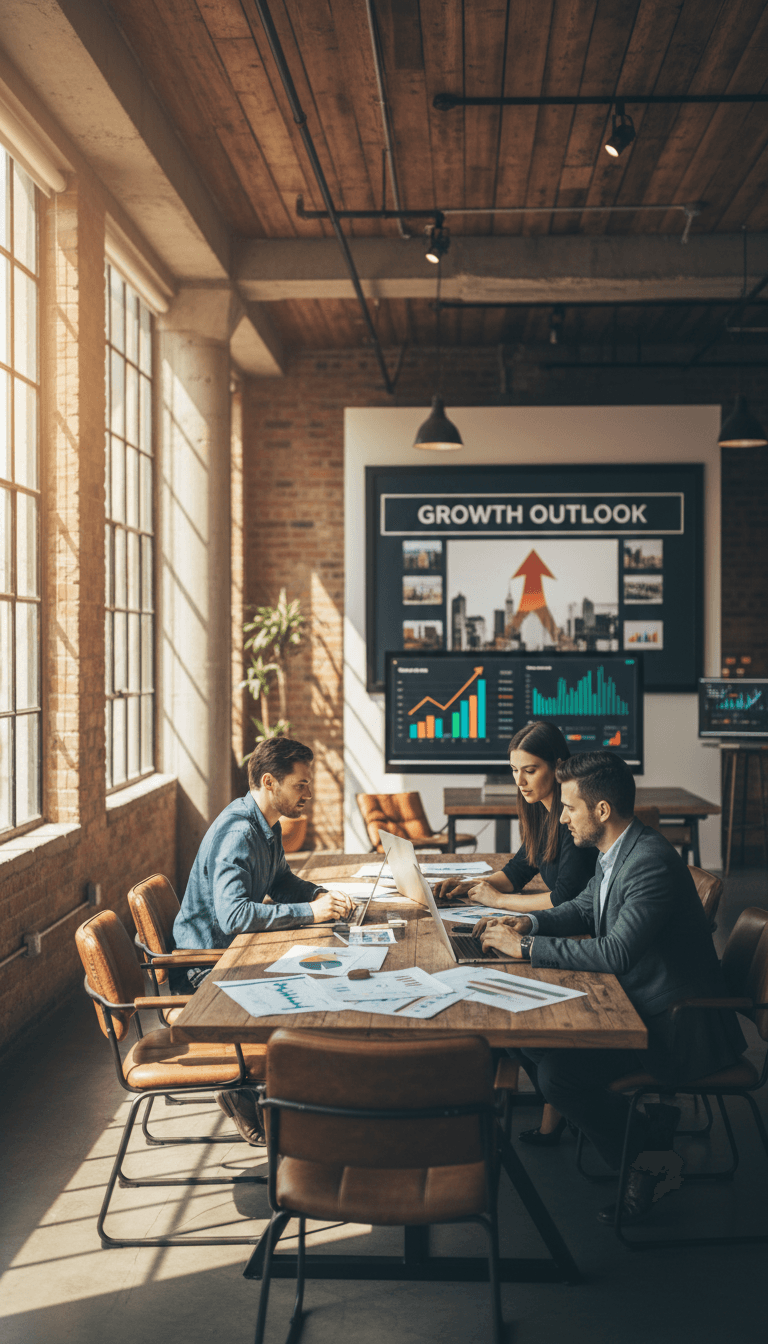 Founders collaborating on brand growth strategy at Society Brands